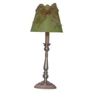  Pink/Green Candlestick Lamp
