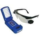   Pneumatic 6328G 28 LED Flip Light with LED Lighted Safety Glasses