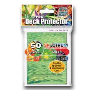 Ultra Pro Mini Deck Protector Box of 15 packs Spectrum Green:  