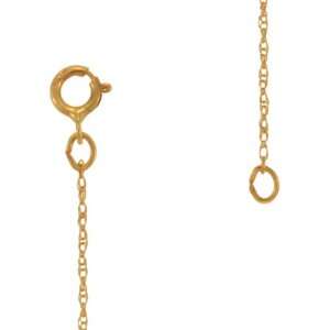   Chain Necklace 14K Yellow Gold Spring Clasp: GEMaffair Jewelry