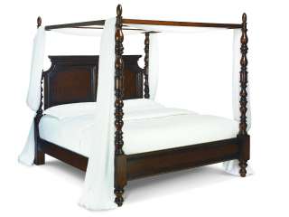 Legacy Classic Havana Complete High/Low Poster Bed with Canopy Frame 