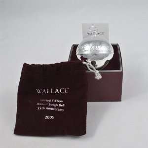  2005 Sleigh Bell Silverplate Ornament by Wallace
