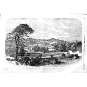  1857 ALTON TOWERS EARL SHREWSBURY GARDENS TREES