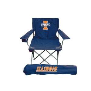  Illinois TailGate Folding Camping Chair: Home & Kitchen