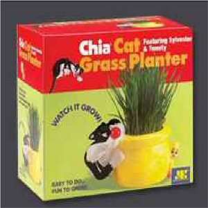  Chia Cat Grass Planter Hairball Remedy