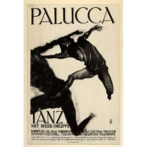 1975 Gret Palucca German Dancer Dance Poster Print   Original 1975 