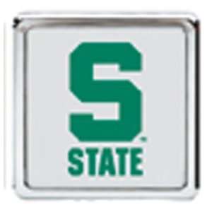  Bully Chrome College Hitch Covers   MICHIGAN STATE 