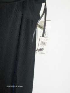 BETSY ADAM 14 Long Black METALLIC dress NWT Talon USA  