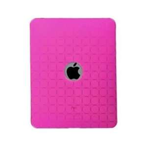 TPU Plastic Flexible Tablet Protector Case Hot Pink Hexagon for Apple 