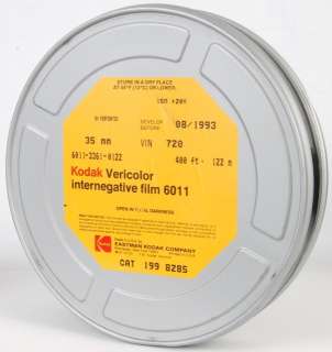 KODAK 35mm x 400ft VERICOLOR INTERNEGATIVE FILM 6011 BULK/STOCK ROLL 