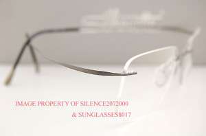 New Silhouette Eyeglasses Frame MUST 7799 6107 GREY Men  