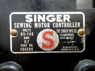 1951 SINGER CENTENNIAL FEATHERWEIGHT SEWING MACHINE  