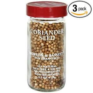  & Basset Coriander Seed, 1.2 Ounce (Pack of 3)  Grocery 