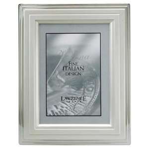  5 x 7 Picture Frame with Stepped Border in Silver