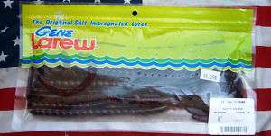 gene larew 11 salty snake grape big red fishing worms  