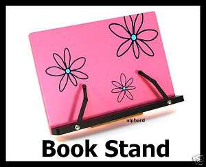 Pink Flower Book Stand/Portable Reading Book Holder  
