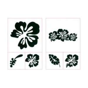  Double Sided Foam Stamp Shapes   Hibiscus: Arts, Crafts 