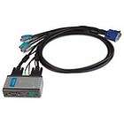 LINK KVM 121 2 PORT KVM SWITCH DESKTOP W/ AUDIO SUPPORT