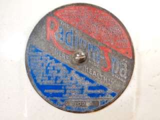 Antique RADIUM SPA Stoneware Crock RADIOACTIVE WATER JAR Dispenser 
