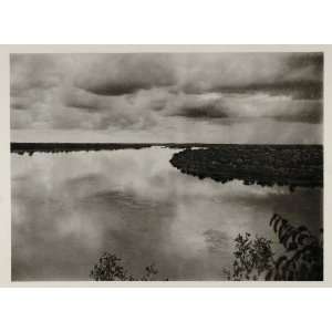 1931 Rio Tapirape Araguaia River Brazil Photogravure   Original 