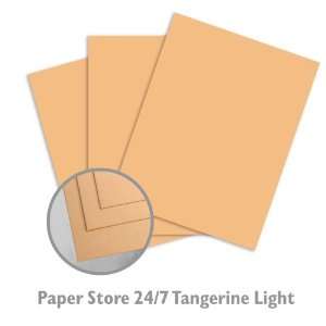    Cardstock Tangerine Light Paper   500/Ream