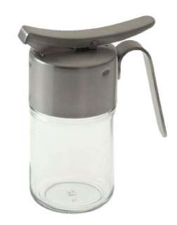 NEW WMF SATIN STEEL AND GLASS SYRUP/HONEY DISPENSER  