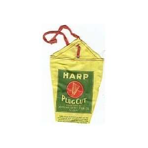  Vintage Cloth Harp Tobacco Bag 1920s 