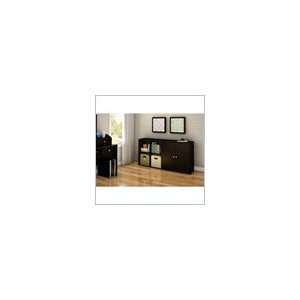  South Shore Stor It 2 Piece Storage Unit in Chocolate 