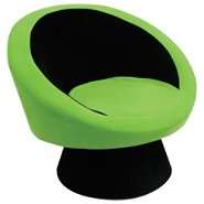 Lumisource Saucer Chair Black Green 