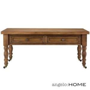   HOME Harleston Cocktail Table in Old World Oak Finish