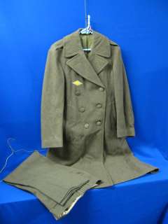 US Military Wool Coat and pants   EC   Post WWII  