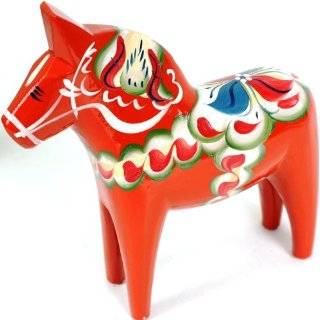  Plush Swedish Dala Horse (Red): Toys & Games