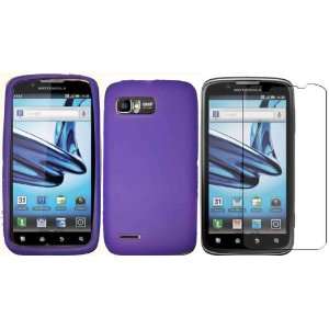  Dark Purple Silicone Jelly Skin Case Cover+LCD Screen 