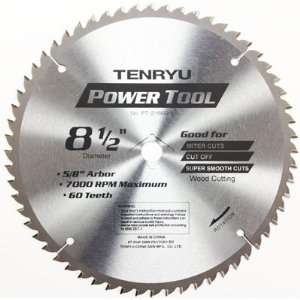    21660 1 8 1/2 x 60 Tooth Power Tool Series Miter Saw Blade for Wood