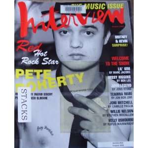    Interview Magazine August 2005 Pete Doherty 