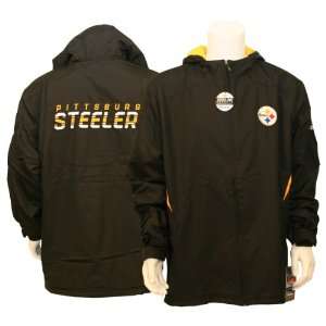   Steelers Reebok Sideline Hooded Full Zip Jacket