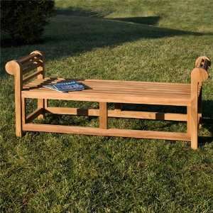  Elia 5 1/2 ft Teak Wood Bench Patio, Lawn & Garden