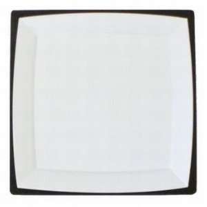    Milan Tuxedo 9 1/2 inch Square Plastic Plates