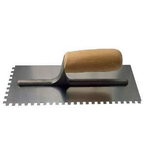   mm Notch Trowel with 6 mm Square Notch High Carbon Steel Wood Handle