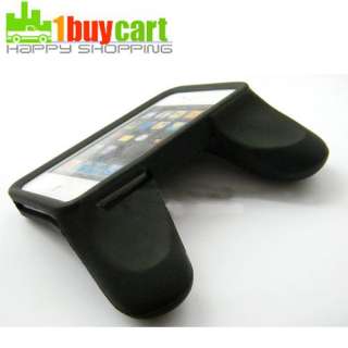 Silicone Grip Game Handles Case For iPhone4 4G Black 9Z  