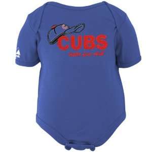 Chicago Cubs Infant Fan Club Creeper By Majestic Athletic:  