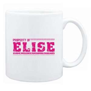  New  Property Of Elise Retro  Mug Name