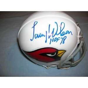   Helmet   DB HOF78   Autographed NFL Mini Helmets: Sports & Outdoors
