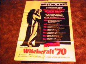 WITCHCRAFT 70 MOVIE POSTER GREAT ITALIAN HORROR 70  