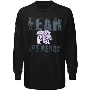  NCAA Central Arkansas Bears Black Fear Long Sleeve T shirt 