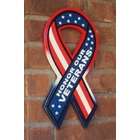   rwb 00130 Honor Our Veterans Red, White, & Blue 12 Inch Support Ribbon
