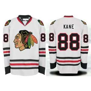  Chicago Blackhawks #88 Patrick Kane White Jersey: Sports 