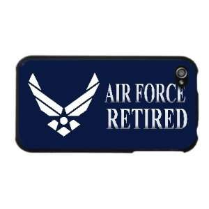  Air Force USAF Retired Apple iPhone 4 4S Case Cover Black 