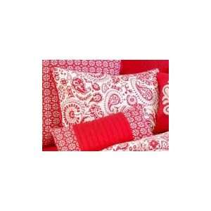  Borrego Red Tile Decorative Throw Pillow