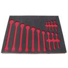 FoamFit Tools Black and Red Tool Storage Organizer for 14 Craftsman 